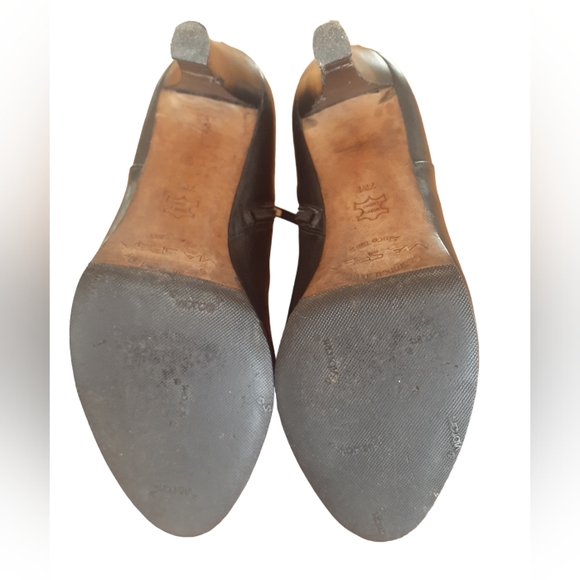 Via Spaga Women's Cayden Leather Ankle Boots Black Size 7M - Picture 7 of 10